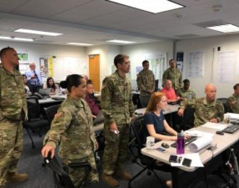 IPPS-A leadership team members, technical subject matter experts, strategic communications team members and Army National Guard and Reserve Soldiers watch the IPPS-A Facebook page as stakeholders’ questions pour in.